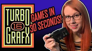 TurboGrafx-16 Games in 30 Seconds! - Erin Plays