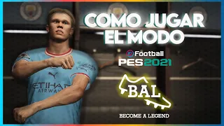 COMO jugar el "MODO SER LEYENDA" En PES 2021 TUTORIAL