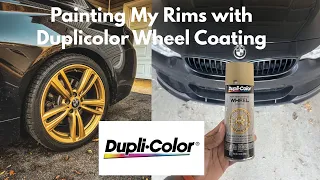 Using Duplicolor Wheel Coating to Paint My Wheels!!! (BMW 440i)