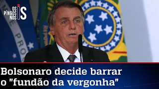 Bolsonaro diz que vai vetar fundão eleitoral de quase R$ 6 bilhões