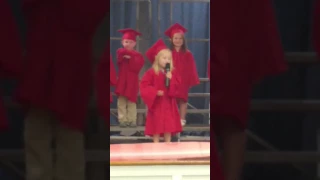 5 year old singing Moana