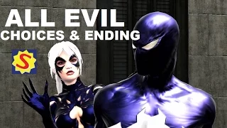 All Evil Choices and Evil Ending - Spider-Man Web of Shadows