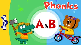 Phonics | Letter a & b | Stories & Songs | Little Fox