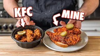 Making KFC Hot Chicken Tenders At Home | But Better