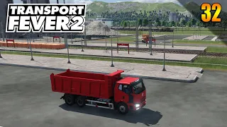 Hra Transport Fever 2, Poskytování města a továrny zdroji | Série 32