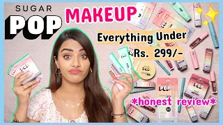 Trying All *New* SUGAR POP Makeup ✨ Everything Under Rs. 299/- Cheapest Amazon Makeup