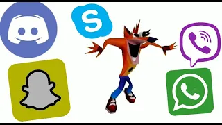 Crash Bandicoot WOAH But Famous Phones Ringtones