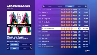 (Fortnite Festival S2) Moves Like Jagger Expert Vocals 100% FC Top 200