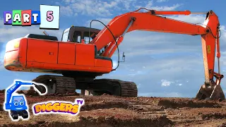 FUN with Diggers! Exciting Diggers for Kids, Wheel Loaders & More