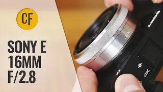 Sony 16mm f/2.8 'Pancake' lens review with samples