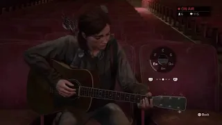 Trying to play beginning of  TLOU main theme in TLOU 2(CLIP FROM LAST STREAM)