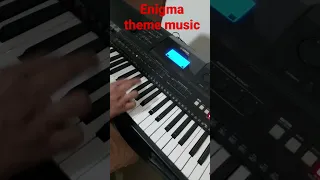 Enigma theme music on yamaha synthesizer