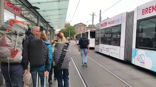 Bremen Airport to Bremen Central Station by Tram