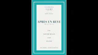 Après un rêve (Fauré) for Contrabass and Piano