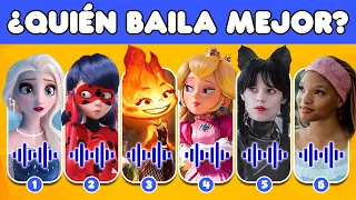 Adivina el personaje por su DANZA #11| ¿Quién baila mejor? Elemental,La Sirenita 2023, Mario, Sing 2