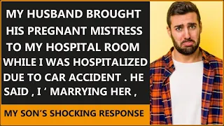 My Husband Brought his Pregnant Mistress to My Hospital Room After My Car Accident. The Result?