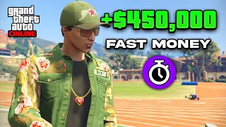 Fastest Way Anyone Can Make $450,000 in GTA Online! (Fast Money Guide)