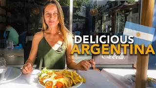 I tried the BEST Argentinian street food of Buenos Aires according to Netflix