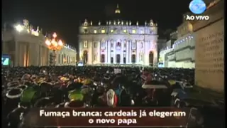 Fumaça branca: Novo Papa é eleito - 13/03/13
