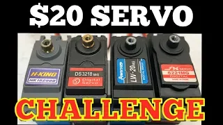 $20 Servo Challenge Power HD JX 20kg Hobbyking