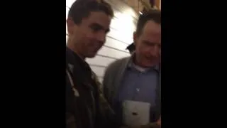 Bryan Cranston Helps Ask Girl to Prom - New York - Broadway