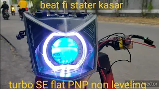 beat fi stater kasar 2013-2014 turbo SE flat PNP non leveling sinar otomotif