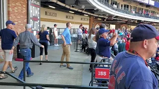 Last out of the last game at home of the Cleveland Indians forever!!