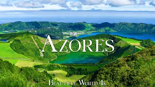 Azores Islands in 4K - Relaxation Film - Calming Piano Music - Amazing Nature