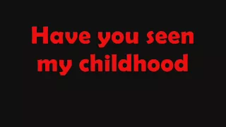 Michael Jackson Childhood lyrics