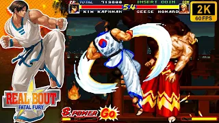Real Bout Fatal Fury - Kim Kaphwan (Arcade / 1995) 2K 60FPS