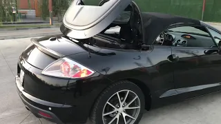 Mitsubishi Eclipse 2011 Spyder roof opening