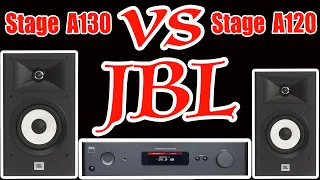 JBL Stage A130 vs A120 Speakers - Sound Comparison - Rock,Metal,Acoustic,Classic,Jazz,Big Band,Pop