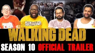 The Walking Dead - Season 10 Official Trailer + Rick Grimes Teaser - Group Reaction