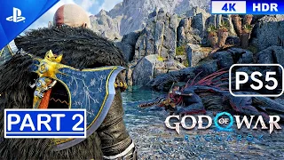 God Of War Ragnarok New Game + Gameplay Walkthrough (PS5 60FPS 4K HDR) Part 2 No Commentary