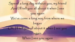 Madilyn Bailey - See You Again (Lyrics)