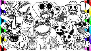 ZOONOMALY 2 New coloring Pages How to Color New Monsters and Bosses from the game ZOONOMALY / NCS