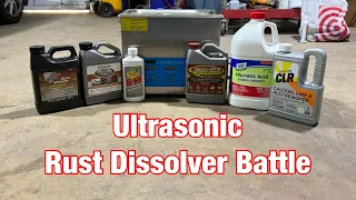 Which Is The Best Rust Remover In An UltraSonic Cleaner?