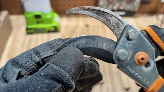 How I Sharpen Pruning Shears Clippers