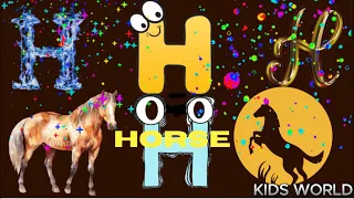 Learn The  ABCs  Letter  "H” Alphabet 's fun For Kids  |  Kids Nursery Rhymes By Kidz__World