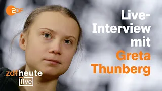 Greta Thunberg im Interview | ZDFheute live