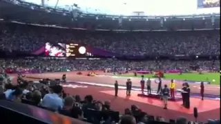 God Save Our Queen - Mo Farah Olympic Gold Ceremony