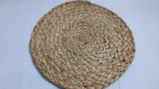 Jute Plain Braided Round Placemat 8 inches