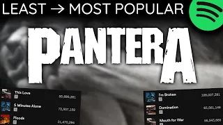 Every PANTERA Song LEAST TO MOST PLAYED [2023]