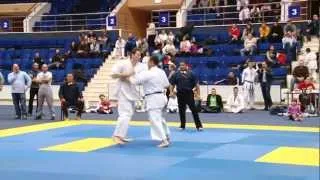 Campionatul National Karate Kyokushin George David vs Anghel Bogdan +90 kg