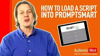 How to load a script into PromptSmart | Brighton West Video
