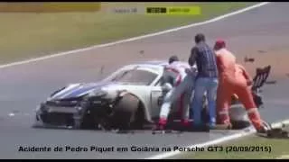 ACIDENTE DE PEDRO PIQUET NA PORSCHE GT3