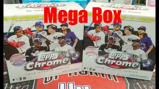 2020 Topps Chrome Update Mega Box from Target ** 2 Boxes 28 Per Box 7 Packs Per Box **