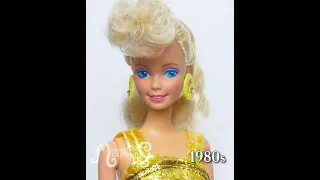 The EVOLUTION of Barbie from 1959 to 2022 #candyy #cute #barbie