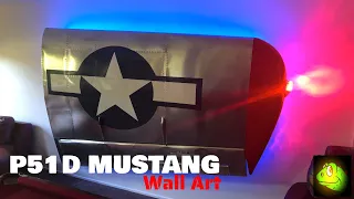 P51D Mustang Wing Tip Wall Art