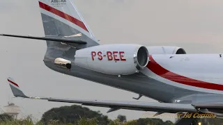 Decolagem do raro Gulfstream G100 (PS-BEE)- Aeroporto do Bacacheri